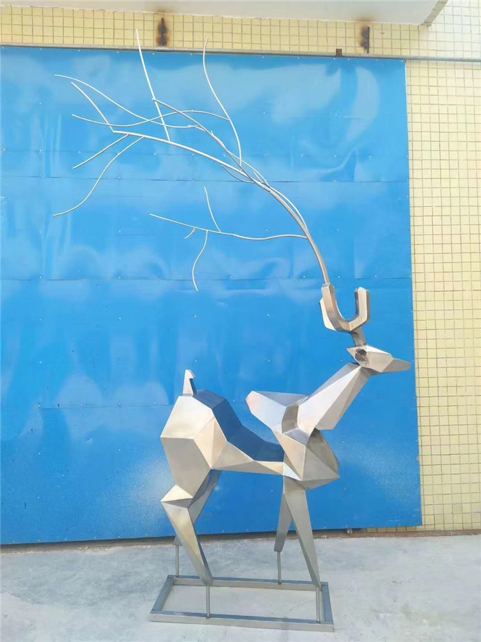 YY11-07特色鹿雕塑 不锈钢
