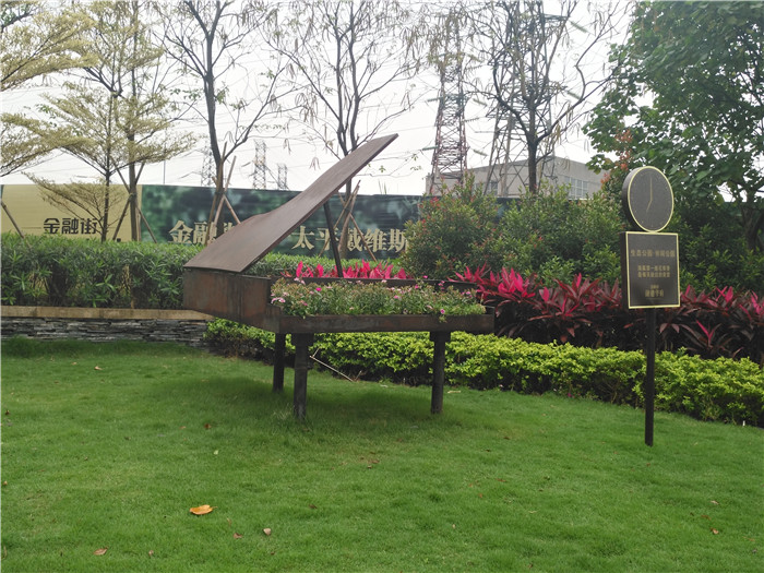 YY11-25 金属钢琴雕塑