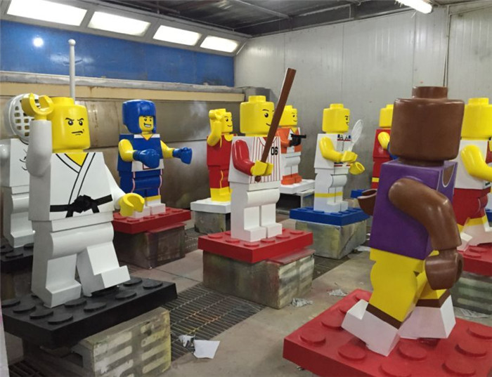 YY10-14乐高机器人雕塑组合