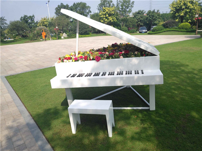 YY10-09玻璃钢钢琴雕塑雕塑