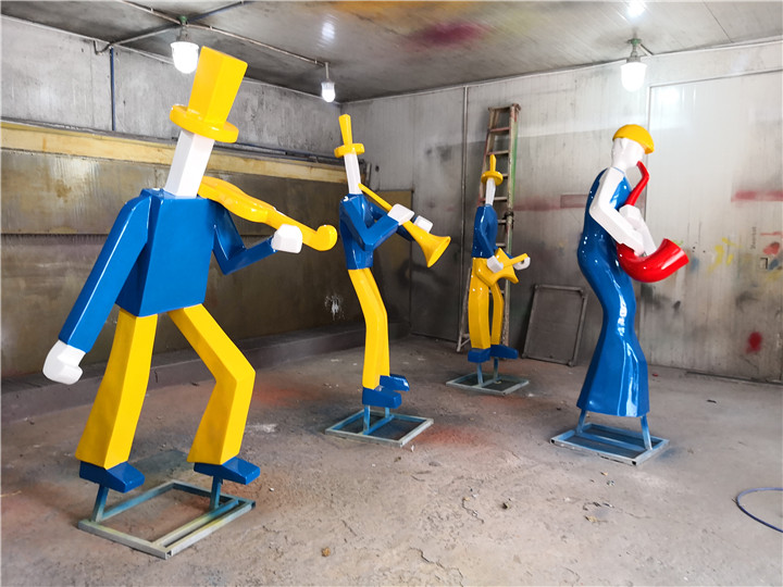 YY10-40乐队雕塑组合